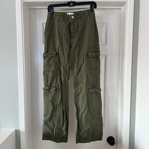 Olive Cargo Pants for Men